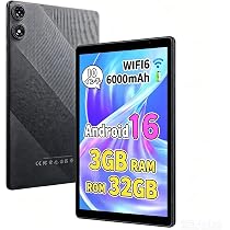 Amazon.co.jp: タブレット 10インチ Android16 （3+5）8GB+32GB+1TB